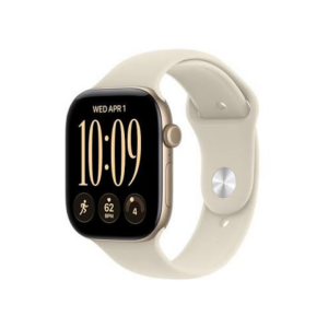 Apple Watch Series 12 46mm Gold (Beige Rubber Strap M/L)