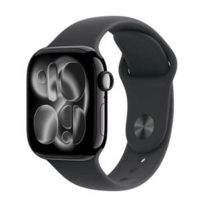 Apple Watch Series 11 (2025) LTE 42mm Jet Black Aluminium Case with Sport Band S/M Black