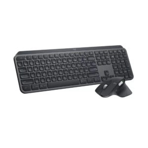 Logitech MX Keys S Combo Wireless Full-Size Backlit Keyboard Graphite