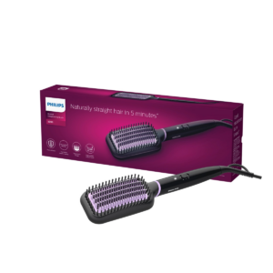Philips StyleCare Essential BHH880/00 Heated Straightening Brush Black