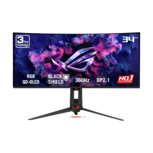 ASUS Monitor ROG Swift OLED PG34WCDN 34″ WQHD QD-OLED Black