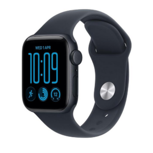 Apple Watch SE 3 GPS + Cellular 40mm Midnight Aluminium Case with Navy Blue Sport Band M/L