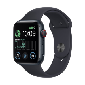 Apple Watch SE GPS+ Cellular 44mm Midnight Aluminium Case with Midnight Sport Band Regular 2nd Gen