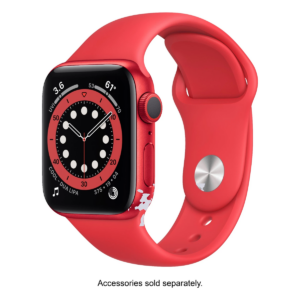 Apple Smartwatch Series 6 GPS 44mm Aluminium Case With Sport Band REGULAR Red