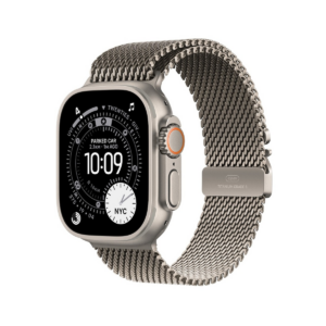 Apple Watch Ultra 3 Cellular 49mm Natural Titanium Case with Titanium Milanese Loop