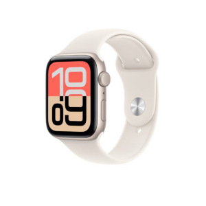 Apple Watch SE 3 GPS 44mm Starlight Aluminium Case Sand Sport Band S/M