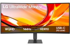 LG Monitor UltraWide 34U640B-B 34″ WQHD VA Curved Black